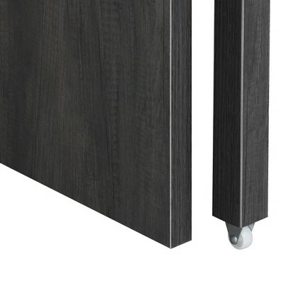 Newport JB Console Sliding Desk with Drawer and Riser - Breighton Home Gray 9 Newport JB Console Sliding Desk with Drawer and Riser - Breighton Home Gray - Image 7