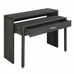 Newport JB Console Sliding Desk with Drawer and Riser - Breighton Home Gray 20 Newport JB Console Sliding Desk with Drawer and Riser - Breighton Home Gray -Outlet Desks Store unnamed file 2403