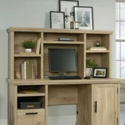 Aspen Post Computer Hutch Prime Oak - Sauder