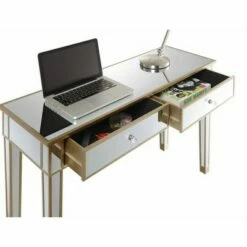 Gold Coast Mirrored Desk - Breighton Home Silver/silver Faux Croc/mirror 16 Gold Coast Mirrored Desk - Breighton Home Silver/silver Faux Croc/mirror -Outlet Desks Store unnamed file 2524