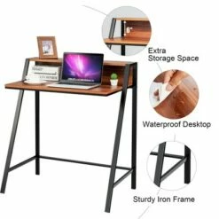 Costway 2 Tier Computer Desk PC Laptop Table Study Writing Home Office Workstation 19 Costway 2 Tier Computer Desk PC Laptop Table Study Writing Home Office Workstation -Outlet Desks Store unnamed file 2581