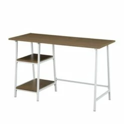 Designs2Go Trestle Wood Metal Desk with Removable Shelves - Breighton Home White/white -Outlet Desks Store unnamed file 2588