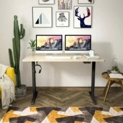 Costway Electric Adjustable Standing up Desk Dual Motor w/ Controller -Outlet Desks Store unnamed file 2610