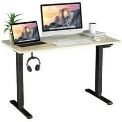 Costway Electric Adjustable Standing up Desk Dual Motor w/ Controller -Outlet Desks Store unnamed file 2619