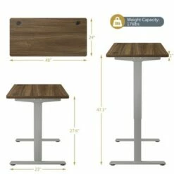 Costway Electric Adjustable Standing up Desk Dual Motor w/ Controller