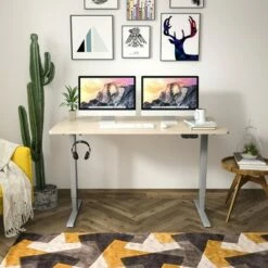 Costway Electric Adjustable Standing up Desk Dual Motor w/ Controller -Outlet Desks Store unnamed file 2669