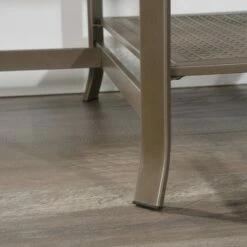 Center City Computer Desk with Open Shelves Champagne Oak - Sauder -Outlet Desks Store unnamed file 2732