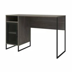 Room & Joy Pacer Single Pedestal Computer Desk Gray Oak - Room & Joy -Outlet Desks Store unnamed file 2745