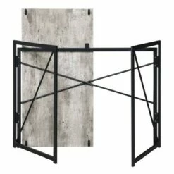 Xtra Folding Desk Faux Birch/Black - Breighton Home -Outlet Desks Store unnamed file 2754