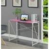 Xtra Folding Desk Pink/White - Breighton Home -Outlet Desks Store unnamed file 2783