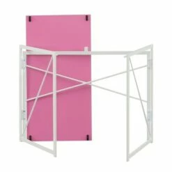 Xtra Folding Desk Pink/White - Breighton Home -Outlet Desks Store unnamed file 2786