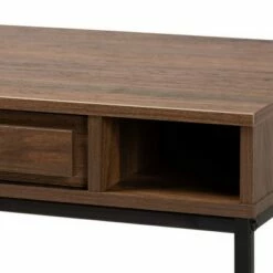 1 Drawer Metal and Cargan Modern Wood Desk - Baxton Studio White/black 14 1 Drawer Metal and Cargan Modern Wood Desk - Baxton Studio White/black -Outlet Desks Store unnamed file 2851