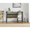 Anthony Single Pedestal Desk Rustic - Room & Joy