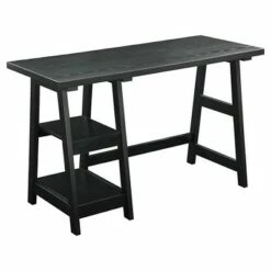 Designs2Go Trestle Desk with Shelves - Breighton Home White -Outlet Desks Store unnamed file 288