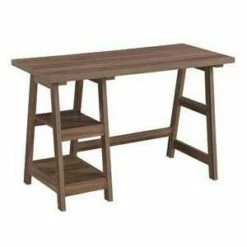 Designs2Go Trestle Desk with Shelves - Breighton Home White -Outlet Desks Store unnamed file 289