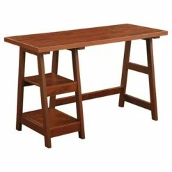 Designs2Go Trestle Desk with Shelves - Breighton Home White -Outlet Desks Store unnamed file 290