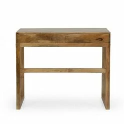Ricketson Contemporary Handcrafted Mango Wood Desk with Storage Natural/White - Christopher Knight Home -Outlet Desks Store unnamed file 2907