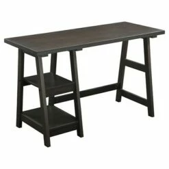 Designs2Go Trestle Desk with Shelves - Breighton Home White -Outlet Desks Store unnamed file 291