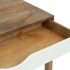 Ricketson Contemporary Handcrafted Mango Wood Desk with Storage Natural/White - Christopher Knight Home -Outlet Desks Store unnamed file 2911