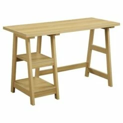 Designs2Go Trestle Desk with Shelves - Breighton Home White -Outlet Desks Store unnamed file 292