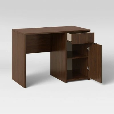 Brannandale Desk with Door and Drawers Walnut - Project 62™ 4 Brannandale Desk with Door and Drawers Walnut - Project 62™ - Image 2