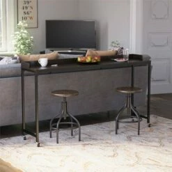 Room & Joy Palmer Hill Adjustable Height Over The Bed Desk with Castors Espresso - Room & Joy -Outlet Desks Store unnamed file 2951