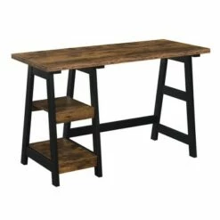 Designs2Go Trestle Desk with Shelves - Breighton Home White -Outlet Desks Store unnamed file 296