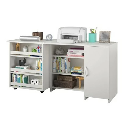 Room & Joy Orchid Swivel Craft Desk White - Room & Joy 6 Room & Joy Orchid Swivel Craft Desk White - Room & Joy - Image 4