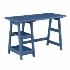 Designs2Go Trestle Desk with Shelves - Breighton Home White -Outlet Desks Store unnamed file 298