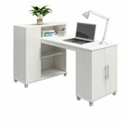 Room & Joy Cabell Hobby and Craft Desk with Storage Cabinet Ivory Oak - Room & Joy -Outlet Desks Store unnamed file 3011