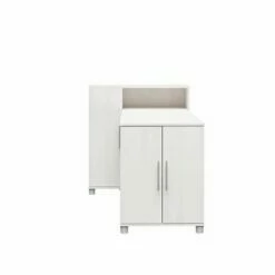Room & Joy Cabell Hobby and Craft Desk with Storage Cabinet Ivory Oak - Room & Joy -Outlet Desks Store unnamed file 3013