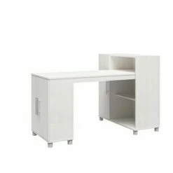 Room & Joy Cabell Hobby and Craft Desk with Storage Cabinet Ivory Oak - Room & Joy -Outlet Desks Store unnamed file 3014
