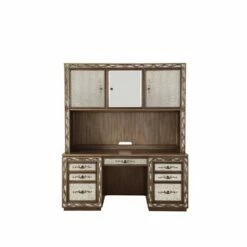 Orianne Computer Desk and Hutch Antique Gold - Acme Furniture