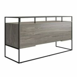 Room & Joy Creswell Modern Desk with Fluted Glass Top 2 Drawers and Storage Gray Oak - Room & Joy -Outlet Desks Store unnamed file 3043