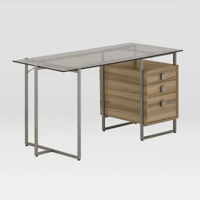 Techni Mobili Computer Desk with Storage - Techni Mobili Gold 12 Techni Mobili Computer Desk with Storage - Techni Mobili Gold - Image 10