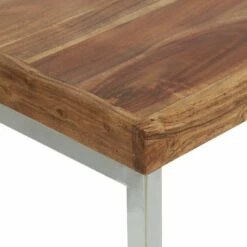 Berea Rustic Glam Handcrafted Acacia Wood Desk Natural/Silver - Christopher Knight Home -Outlet Desks Store unnamed file 3084