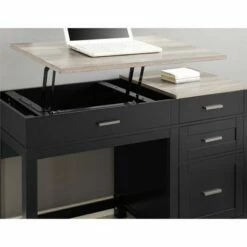 Room & Joy Paramount Lift Top Desk - Sherbrooke Village Black -Outlet Desks Store unnamed file 3111