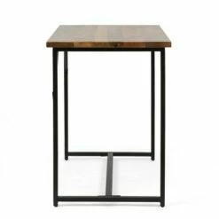 Vinton Modern Industrial Handcrafted Mango Wood Desk Honey Brown/Black - Christopher Knight Home -Outlet Desks Store unnamed file 3120