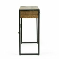 Mccoy Modern Industrial Handcrafted Mango Wood Desk with Drawers Natural/Black - Christopher Knight Home -Outlet Desks Store unnamed file 3137