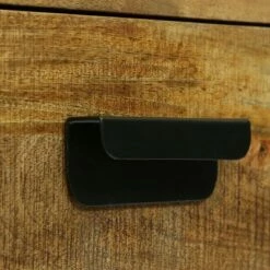 Mccoy Modern Industrial Handcrafted Mango Wood Desk with Drawers Natural/Black - Christopher Knight Home -Outlet Desks Store unnamed file 3141