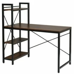 Costway 47.5'' Computer Desk Writing Desk Study Table Workstation w/ 4-Tier Shelves -Outlet Desks Store unnamed file 316