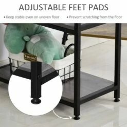 HomCom 55" Computer Desk Workstation with Shelves -Outlet Desks Store unnamed file 3163