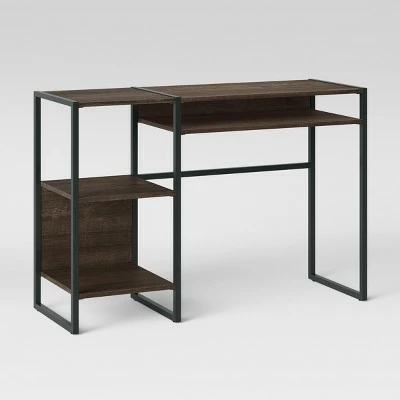 Paulo Wood Writing Desk with Storage - Project 62™ Midtone 4 Paulo Wood Writing Desk with Storage - Project 62™ Midtone - Image 2