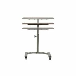 Seville Classics AIRLIFT 20.5" to 33" Mobile Laptop Computer Desk Cart Walnut WEB162 -Outlet Desks Store unnamed file 3213