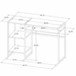 Paulo Wood Writing Desk with Storage - Project 62™ Midtone 10 Paulo Wood Writing Desk with Storage - Project 62™ Midtone -Outlet Desks Store unnamed file 322