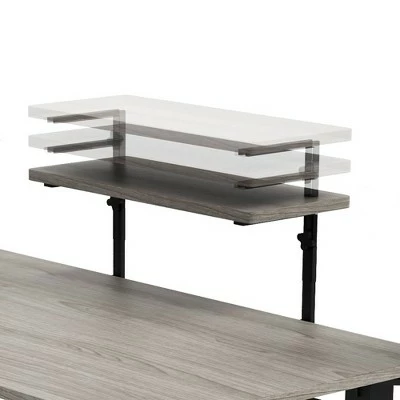 Carnegie Computer Gaming Desk Black/Gray - Jamesdar 6 Carnegie Computer Gaming Desk Black/Gray - Jamesdar - Image 4