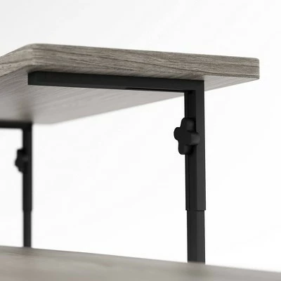 Carnegie Computer Gaming Desk Black/Gray - Jamesdar 7 Carnegie Computer Gaming Desk Black/Gray - Jamesdar - Image 5