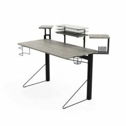 Carnegie Computer Gaming Desk Black/Gray - Jamesdar 18 Carnegie Computer Gaming Desk Black/Gray - Jamesdar -Outlet Desks Store unnamed file 3248