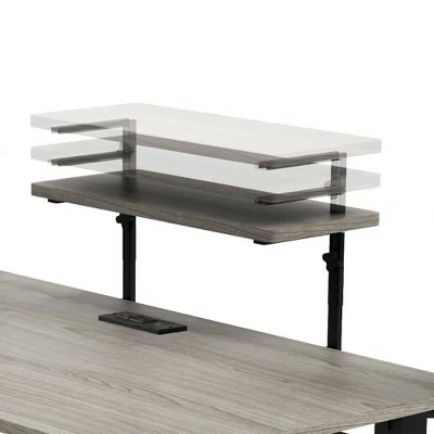 Carnegie Computer Gaming Desk Black/Gray - Jamesdar 11 Carnegie Computer Gaming Desk Black/Gray - Jamesdar - Image 9