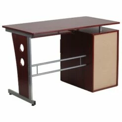 Flash Furniture Computer Desk with Three Drawer Single Pedestal and Pull-Out Keyboard Tray -Outlet Desks Store unnamed file 3269
